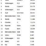 Top 20 elbiler bestand