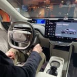 Volvo EX60 screen