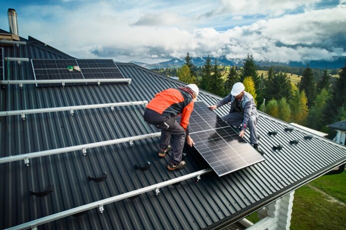 Solar System Installation On Top Of House Solar System Installation On Top Of House